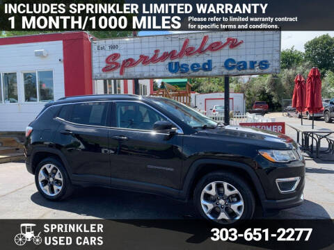 2020 Jeep Compass for sale at Sprinkler Used Cars in Longmont CO