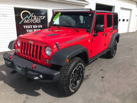 2015 Jeep Wrangler Unlimited for sale at HILLTOP MOTORS INC in Caribou ME
