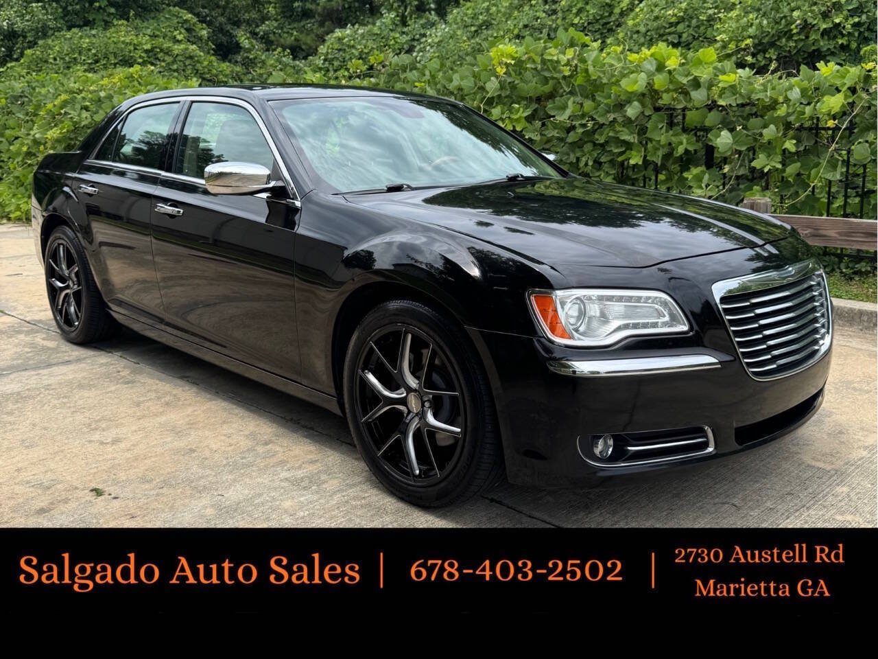 Black 2012 Chrysler 300 C C 4dr Sedan 1