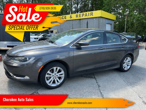 2015 Chrysler 200 for sale at Cherokee Auto Sales in Acworth GA