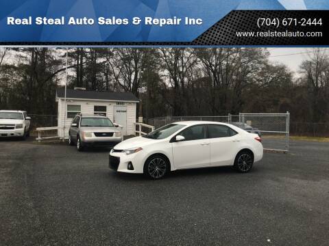 2014 Toyota Corolla for sale at Real Steal Auto Sales & Repair Inc in Gastonia NC