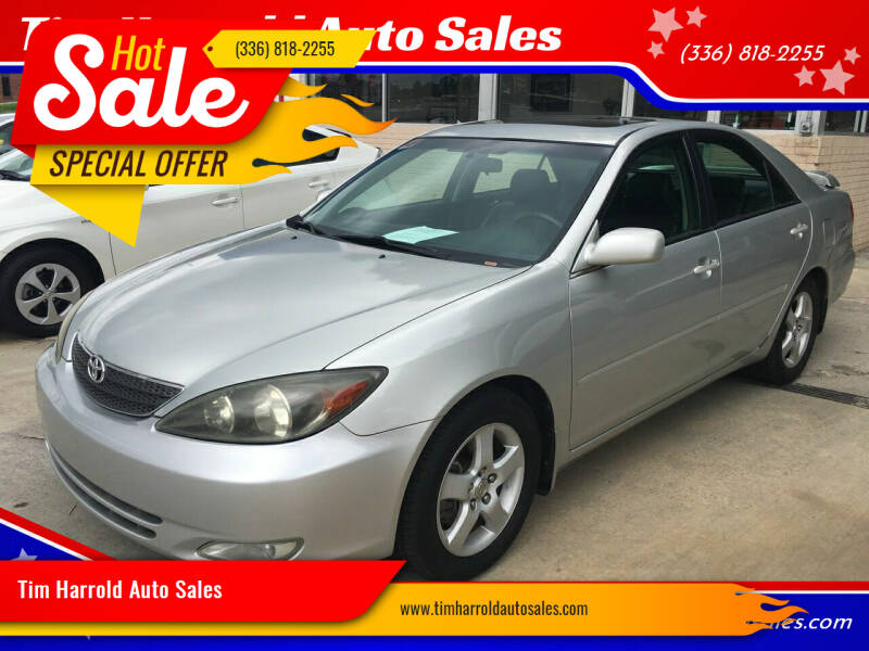2002 Toyota Camry for sale at Tim Harrold Auto Sales in Wilkesboro NC