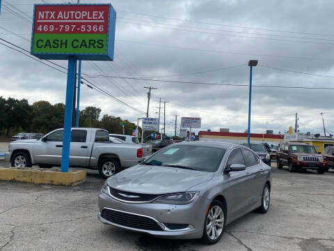 2016 Chrysler 200 for sale at NTX Autoplex in Garland TX