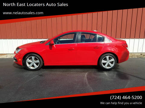 2015 Chevrolet Cruze for sale at North East Locaters Auto Sales in Indiana PA