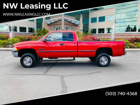 1999 Dodge Ram Pickup 2500 for sale at NW Leasing LLC in Milwaukie OR