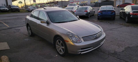 2004 Infiniti G35 for sale at Green Ride Inc in Nashville TN