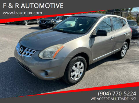 2013 Nissan Rogue for sale at F & R AUTOMOTIVE in Jacksonville FL