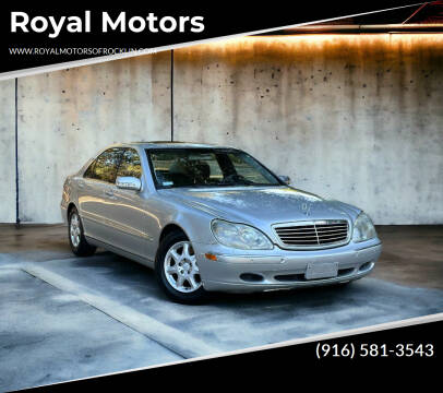 2000 Mercedes-Benz S-Class for sale at Royal Motors in Rocklin CA