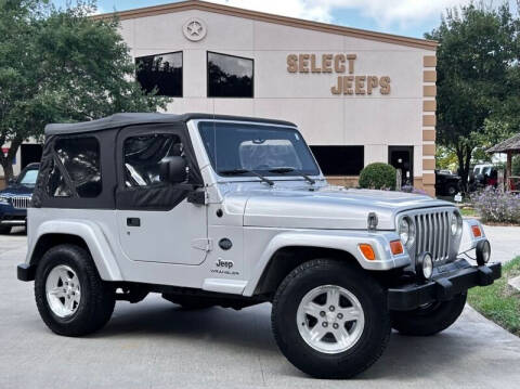 2005 Jeep Wrangler for sale at SELECT JEEPS INC in League City TX