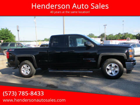 2014 Chevrolet Silverado 1500 for sale at Henderson Auto Sales in Poplar Bluff MO