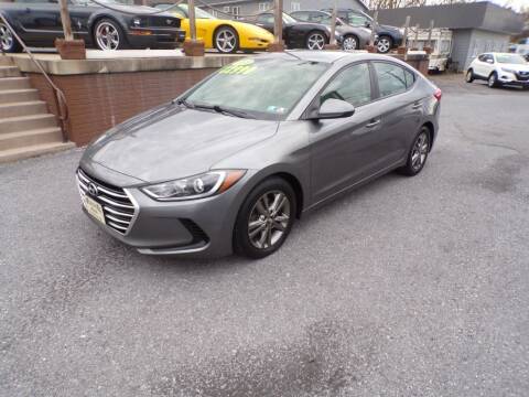2018 Hyundai Elantra for sale at WORKMAN AUTO INC in Bellefonte PA