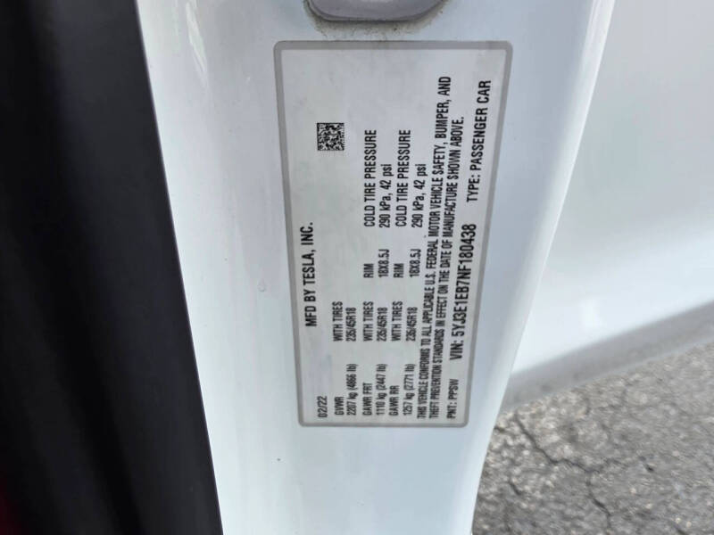 2022 Tesla Model 3 Long Range