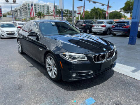 2014 BMW 5 Series for sale at THE SHOWROOM in Miami FL