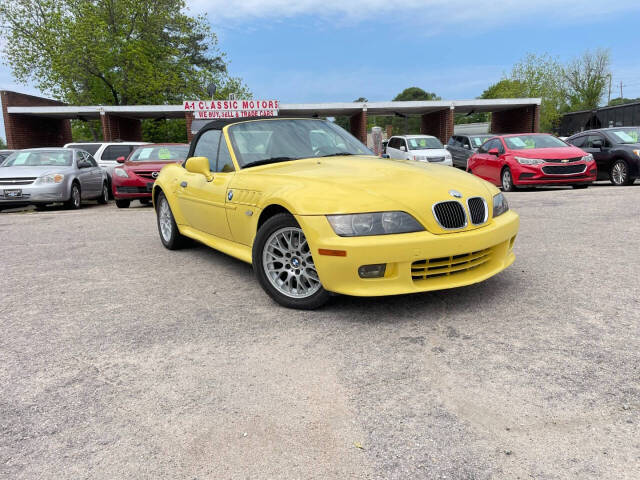 2000 BMW Z3 for sale at A1 Classic Motor Inc in Fuquay Varina, NC