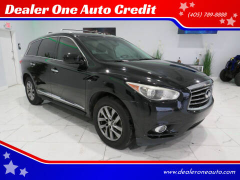 2014 Infiniti QX60 for sale at Dealer One Auto Credit in Oklahoma City OK