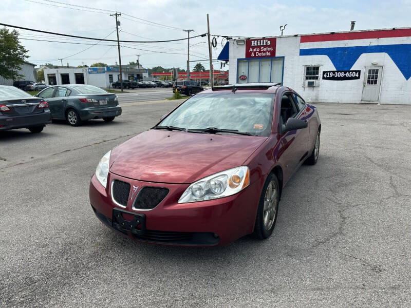 2008 Pontiac G6 for sale at Hill's Auto Sales LLC in Toledo OH