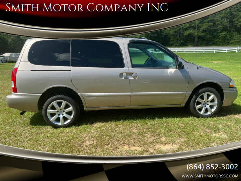 2001 Nissan Quest for sale at Smith Motor Company, Inc. in Mc Cormick SC