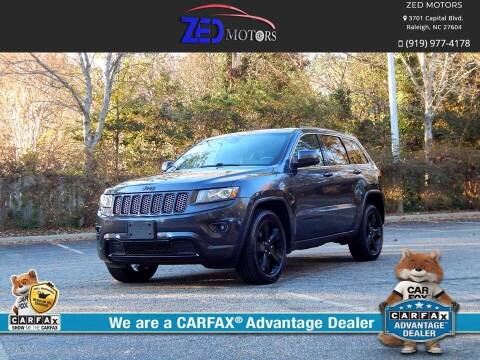 2015 Jeep Grand Cherokee for sale at Zed Motors in Raleigh NC