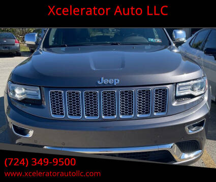 2014 Jeep Grand Cherokee for sale at Xcelerator Auto LLC in Indiana PA