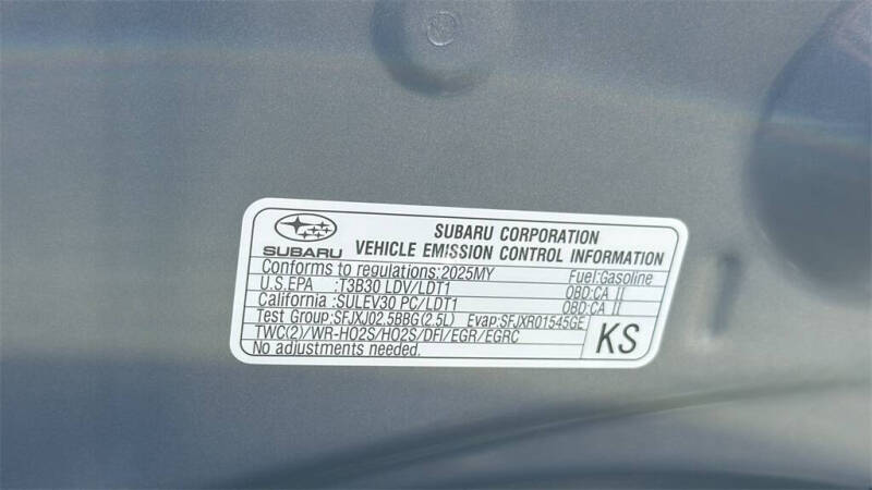 2025 Subaru Impreza RS