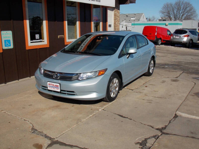 2012 Honda Civic for sale at Autoland in Cedar Rapids IA