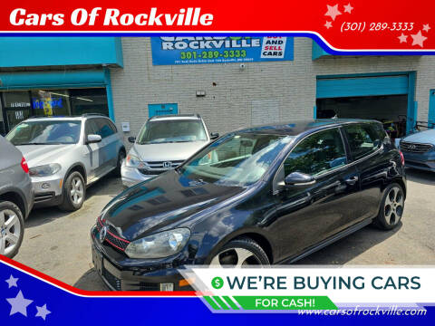 2013 Volkswagen GTI for sale at Cars Of Rockville in Rockville MD