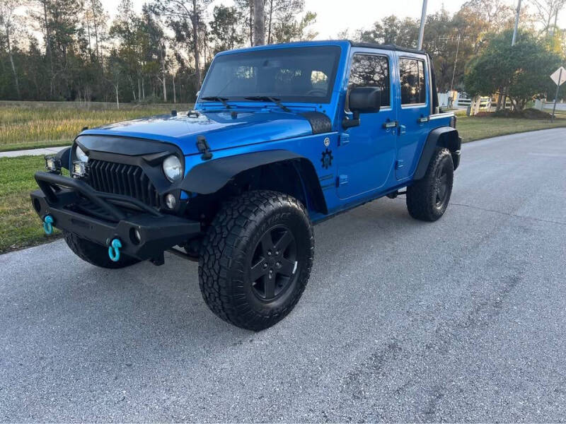 2015 Jeep Wrangler Unlimited for sale at CLEAR SKY AUTO GROUP LLC in Land O Lakes FL