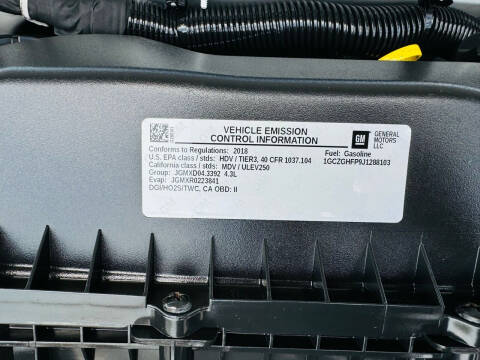 2018 Chevrolet Express 3500