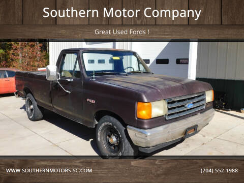 1989 Ford F-150 for sale at Southern Motor Company in Lancaster SC