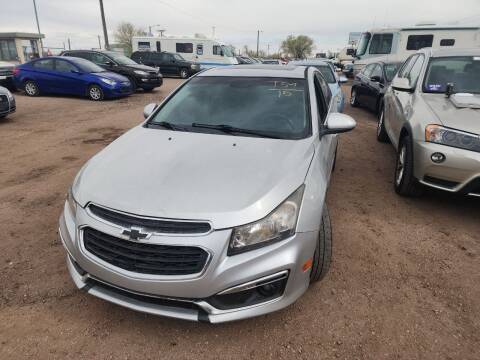 2015 Chevrolet Cruze for sale at PYRAMID MOTORS - Fountain Lot in Fountain CO
