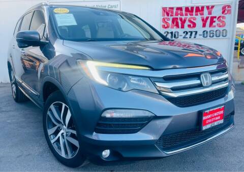 2018 Honda Pilot for sale at Manny G Motors in San Antonio TX