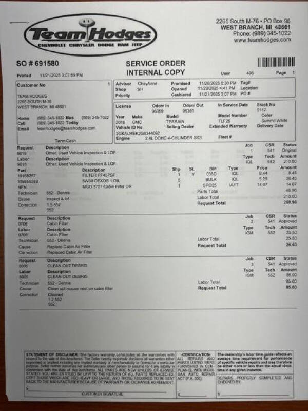 2016 GMC Terrain SLE-1