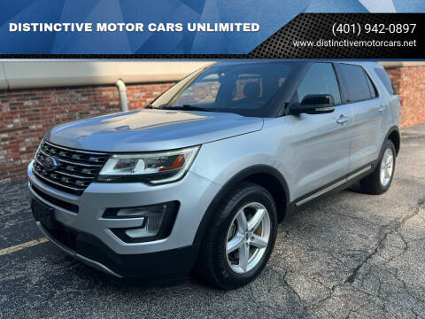 2017 Ford Explorer for sale at DISTINCTIVE MOTOR CARS UNLIMITED in Johnston RI