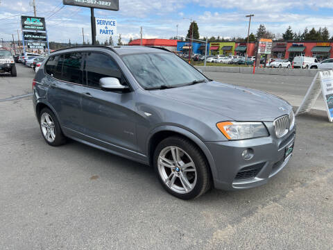 2013 BMW X3 for sale at APX Auto Brokers in Edmonds WA