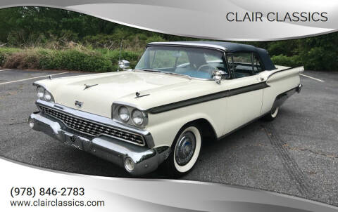 1959 Ford Galaxie 500 for sale at Clair Classics in Westford MA