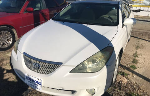 2004 Toyota Camry Solara for sale at Simmons Auto Sales in Denison TX