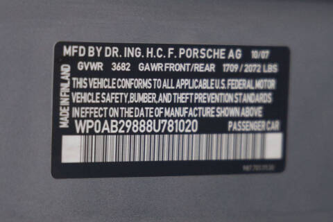 2008 Porsche Cayman S