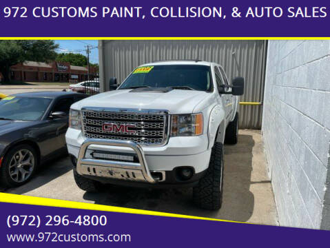 2014 GMC Sierra 2500HD for sale at 972 CUSTOMS PAINT, COLLISION, & AUTO SALES in Duncanville TX