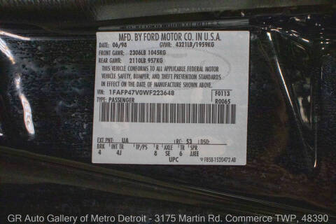 1998 Ford Mustang SVT Cobra