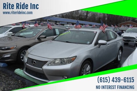 2013 Lexus ES 350 for sale at Rite Ride Inc in Murfreesboro TN