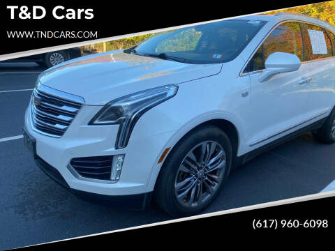 2017 Cadillac XT5 for sale at T&D Cars in Holbrook MA