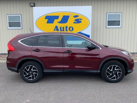 2016 Honda CR-V for sale at TJ's Auto in Wisconsin Rapids WI