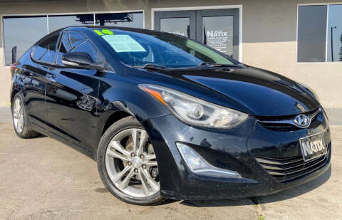 2014 Hyundai Elantra for sale at AUTO NATIX in Tulare CA