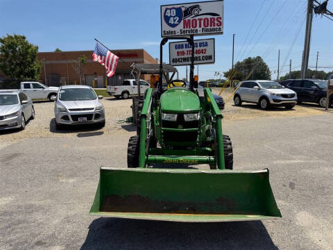 2021 John Deere 4044 M W/ Front Load & Box Bla