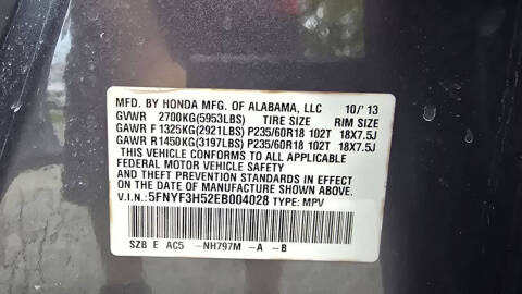 2014 Honda Pilot EX-L