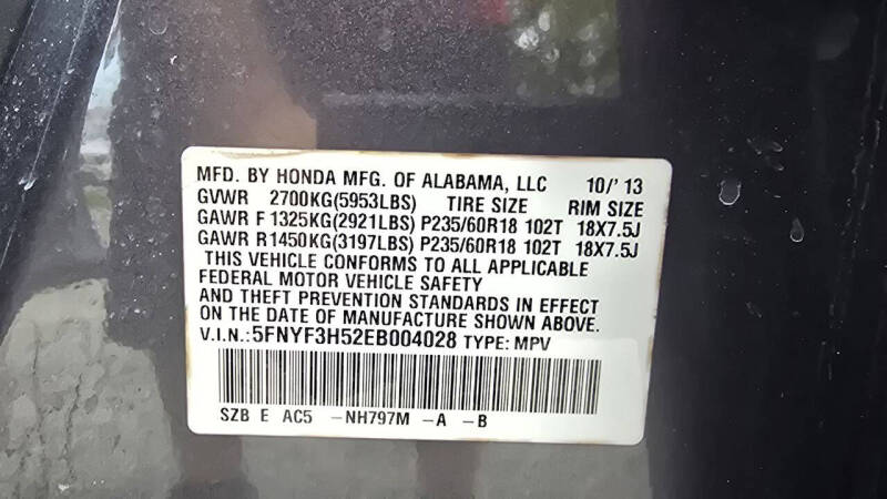 2014 Honda Pilot EX-L