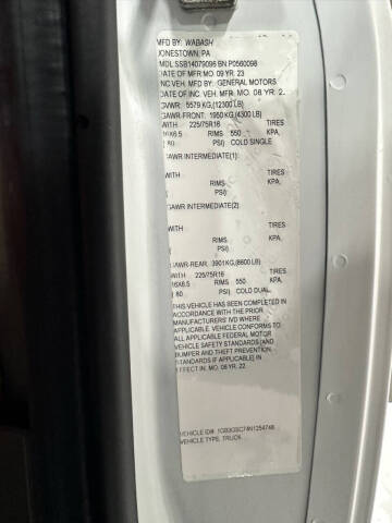 2022 Chevrolet Express 3500