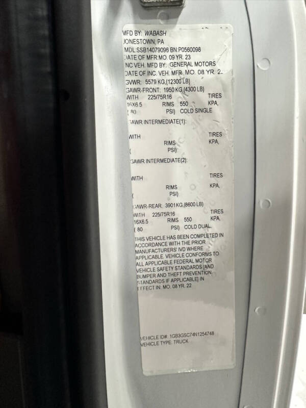 2022 Chevrolet Express 3500