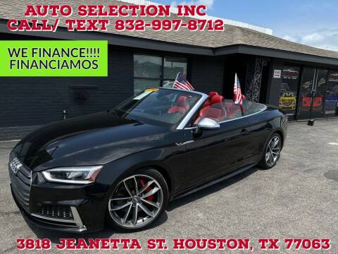 2018 Audi S5 for sale at Auto Selection Inc. in Houston TX