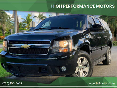 2013 Chevrolet Suburban for sale at HIGH PERFORMANCE MOTORS in Hollywood FL